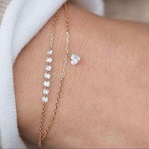 3/$30 💛 Rhinestone Layered Bracelet